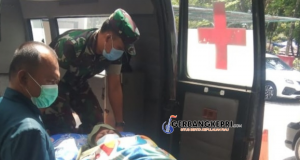 Kodim 0317/TBK saat membawa Fitri Ramdani berobat ke Batam