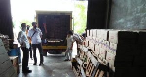 Tim Satgas saat meninjau Gudang Minyak Goreng Fortune