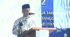 Bupati Lingga, M. Nizar saat memberikan sambutan (Ist)