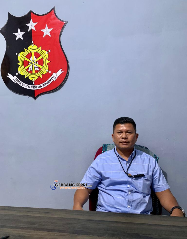 Kanit Reskrim Polsek Tanjungpinang Timur, Ipda Apriadi. (Foto GK.com / Nadya)